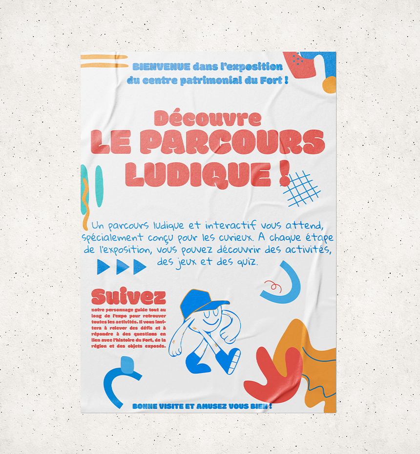 affiche parcours ludique